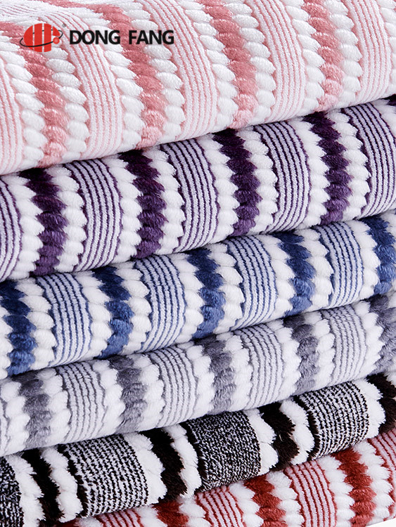 Flannel cationic jacquard fabric  DF2007