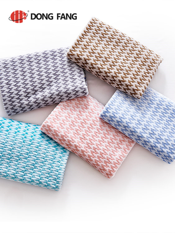 Flannel cationic jacquard fabric  DF2008