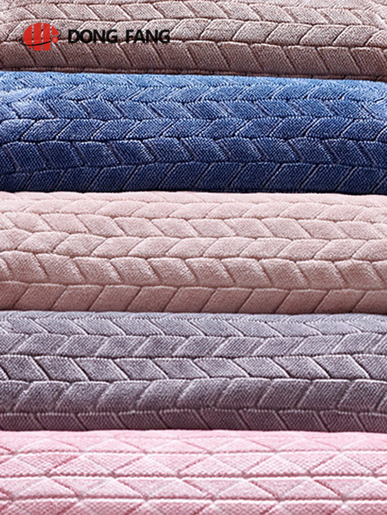  Flannel cationic jacquard fabric DF2015