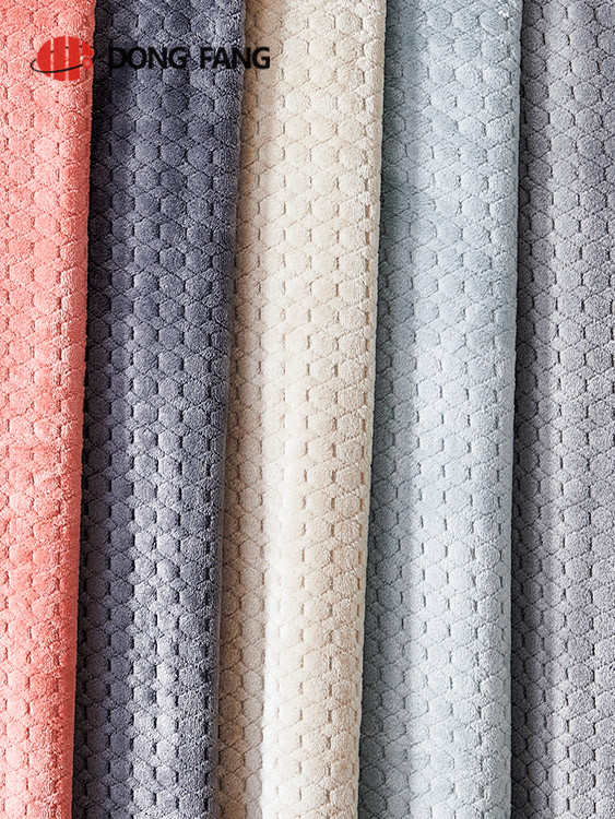 Flannel cationic jacquard fabric DF2020