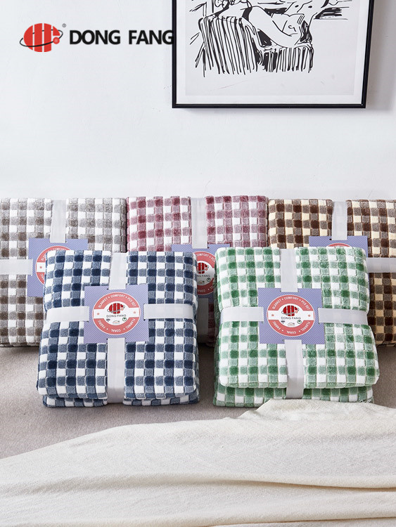  Flannel jacquard two-tone blanket DF2028