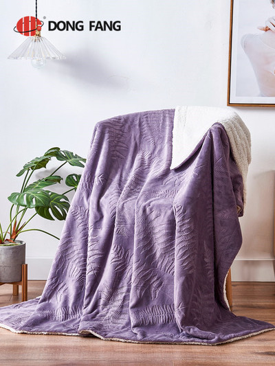Flannel jacquard blanket DF2033