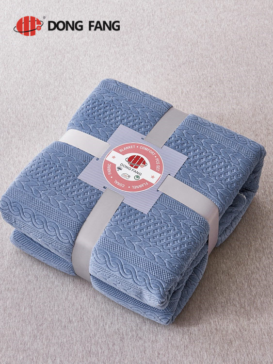 Milk velvet printed blanket DF2041