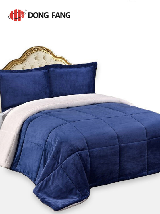 Flannel solid burnout quilt DF2047