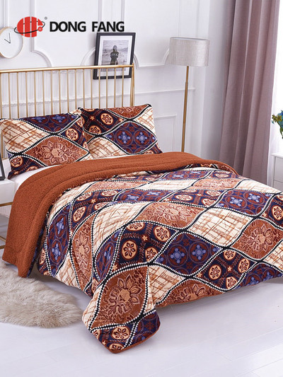 Flannel printed quilt DF2053