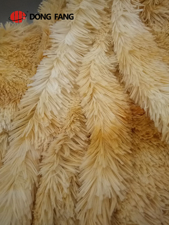Tie dye plush fabric DF2054