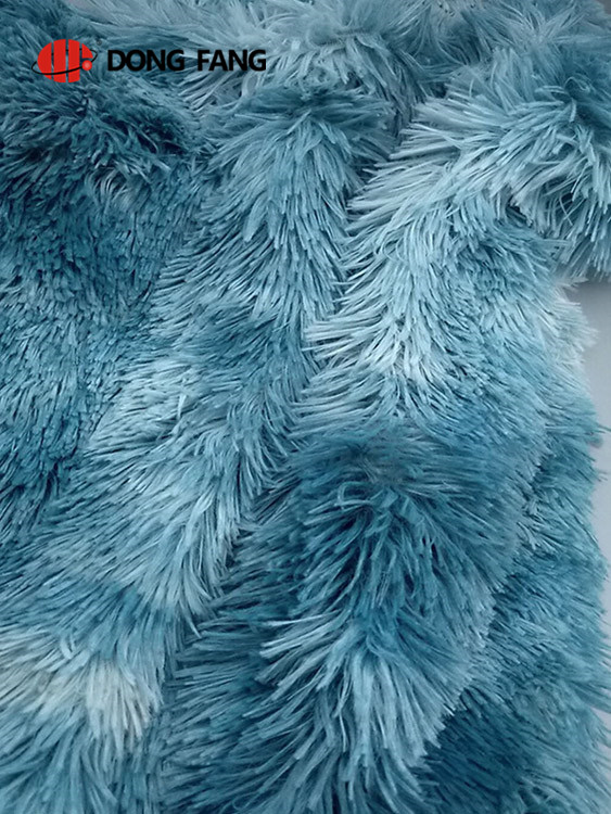 Tie dye plush fabric DF2054