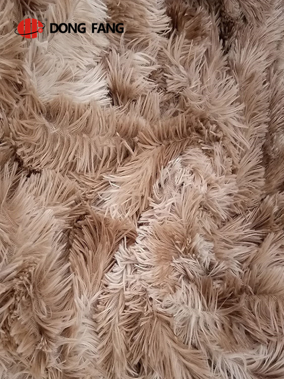 Tie dye plush fabric DF2054