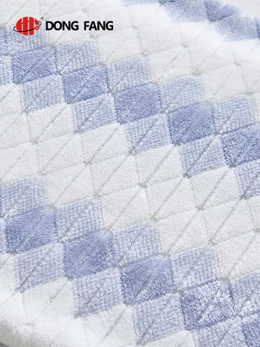 Flannel cationic jacquard fabric