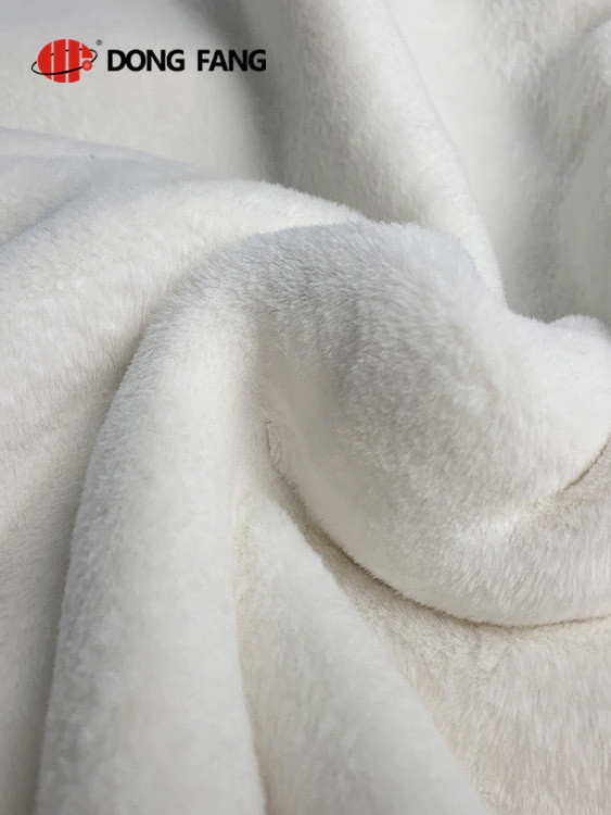 Plain rabbit fur fabric DF2060
