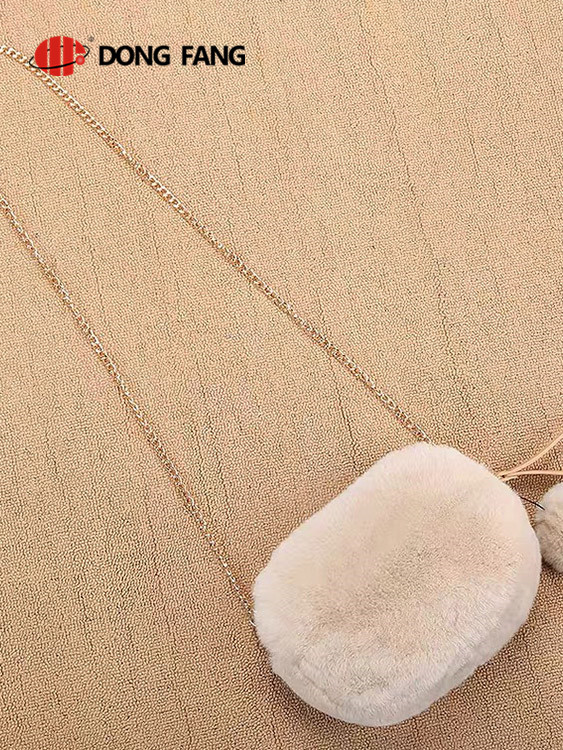 Plain rabbit fur fabric DF2060