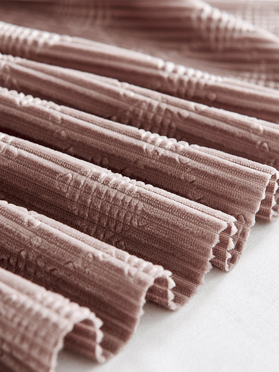 Corduroy embossing fabric 