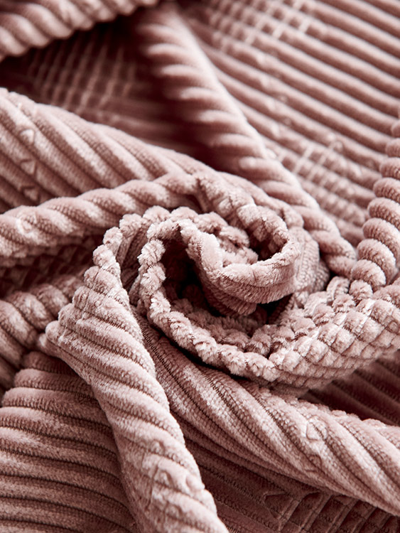 Corduroy embossing fabric 