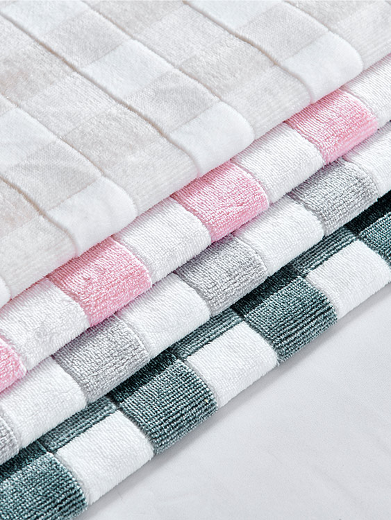 Cationic jacquard fabric 