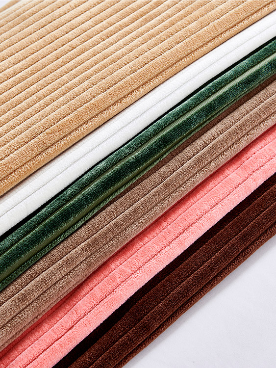 Splid corduroy fabric 