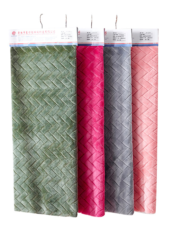 Plain jacquard fabric 