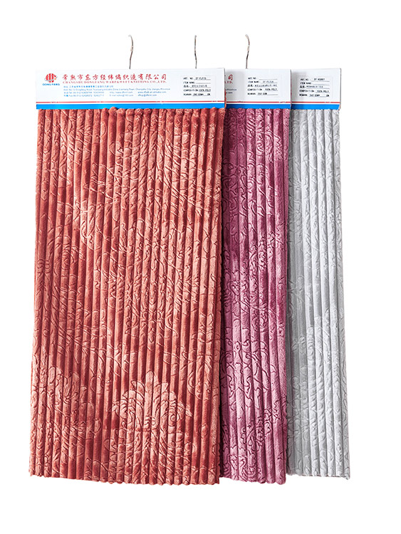 Corduroy embossing fabric 