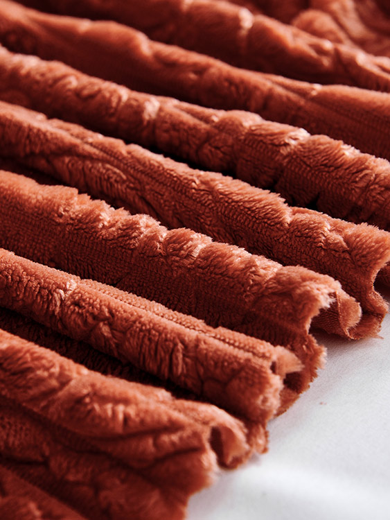 Corduroy embossing fabric 