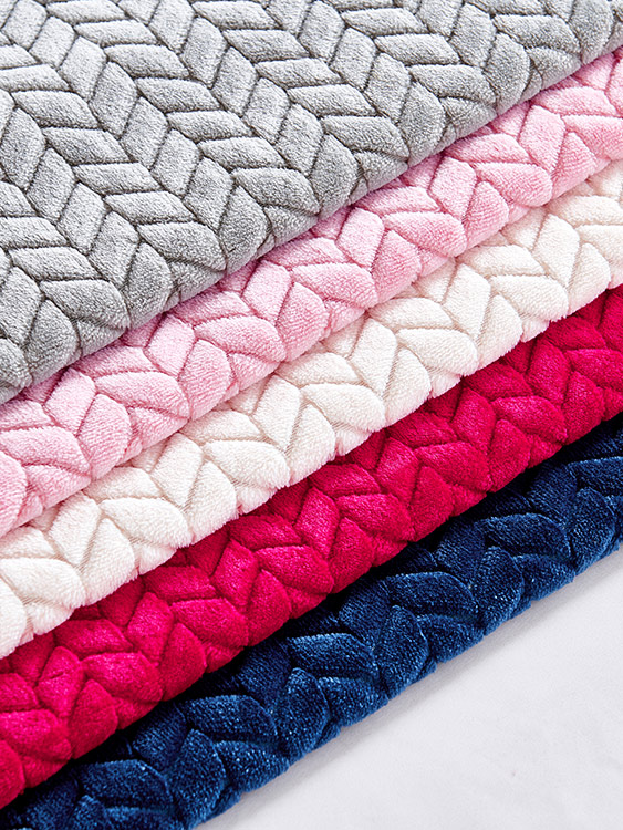 Plain jacquard fabric 