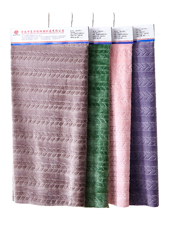Plain jacquard fabric 