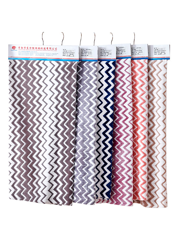 Cationic jacquard fabric 