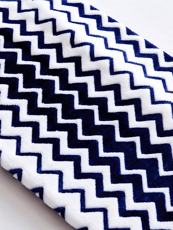 Cationic jacquard fabric 