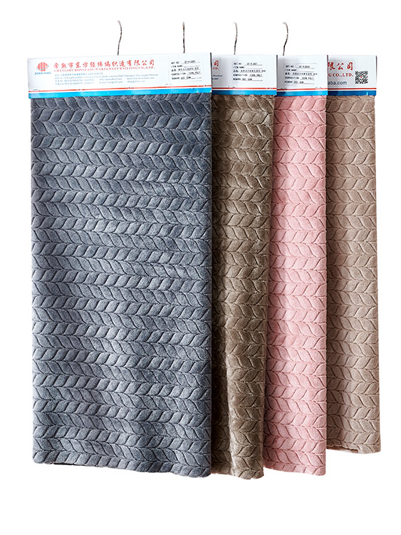 Plain jacquard fabric 