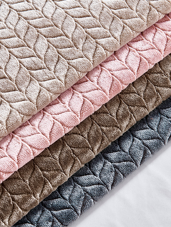 Plain jacquard fabric 