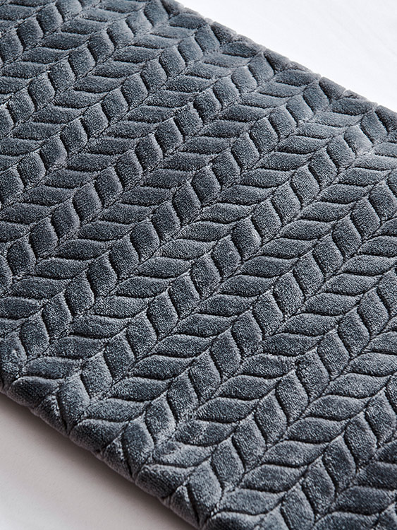Plain jacquard fabric 