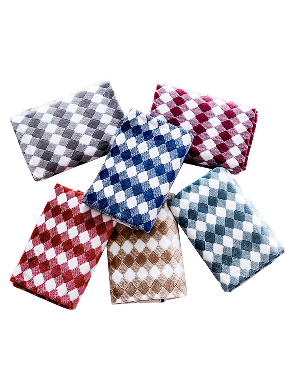 Cationic jacquard fabric 