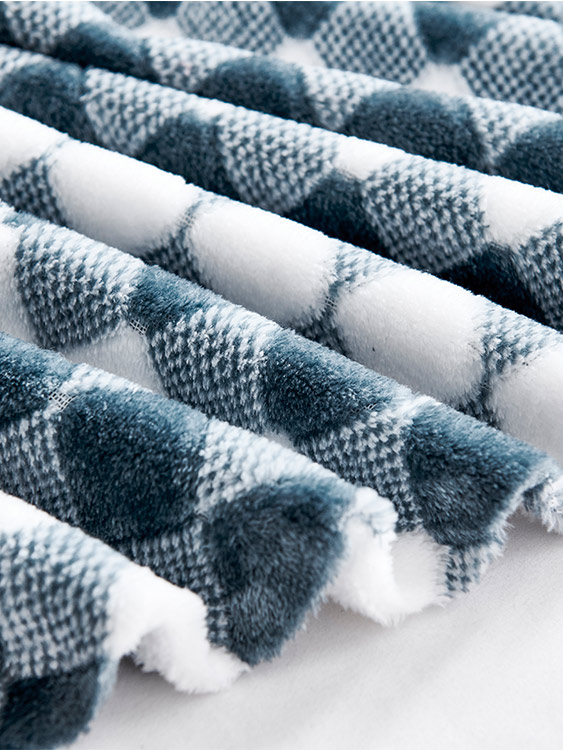 Cationic jacquard fabric 
