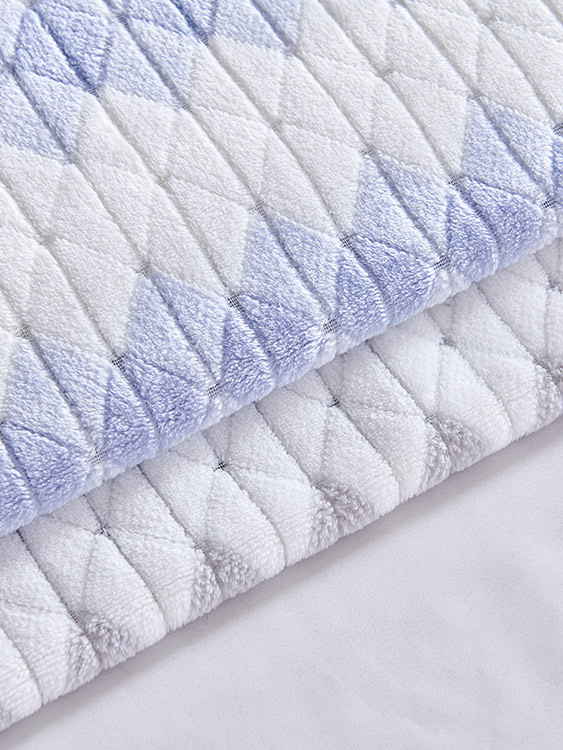 Cationic jacquard fabric 