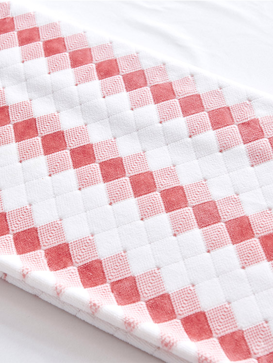 Cationic jacquard fabric 