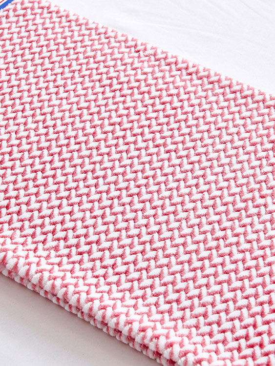 Cationic jacquard fabric 