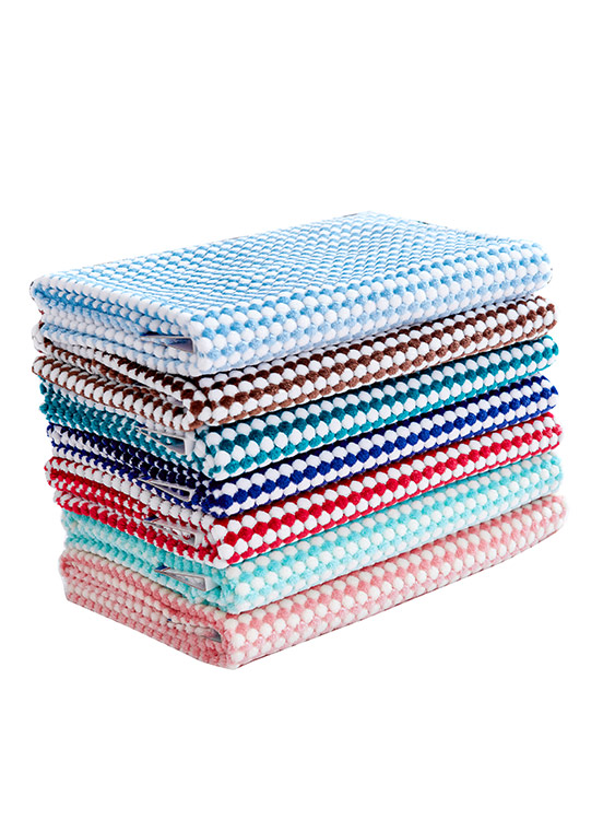 Cationic jacquard fabric 
