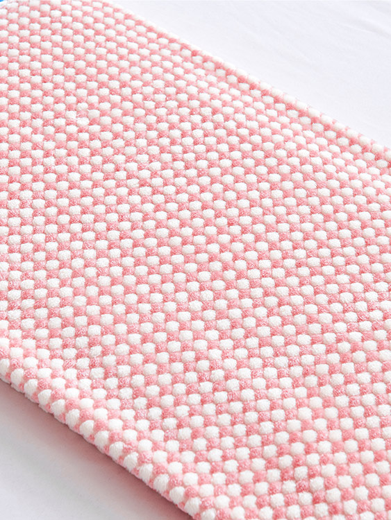 Cationic jacquard fabric 