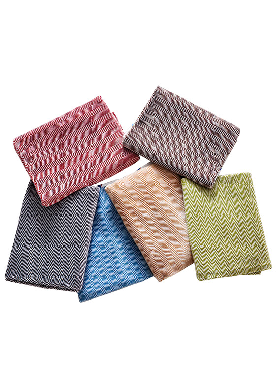 Cationic jacquard fabric 