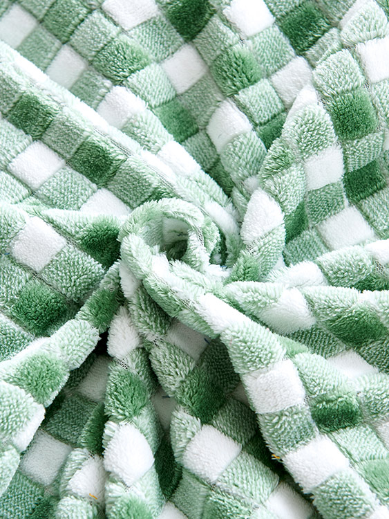 Cationic jacquard fabric 