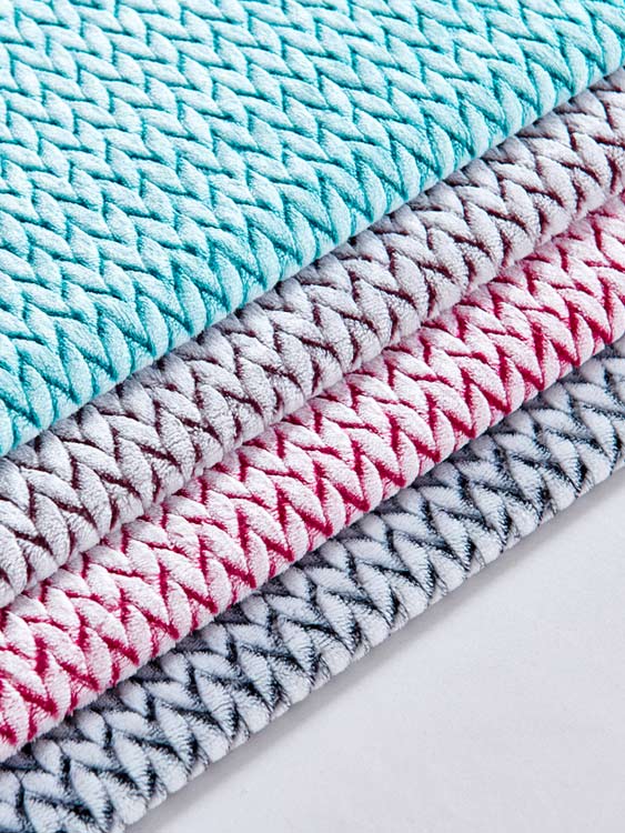 Back printed jacquard fabric 