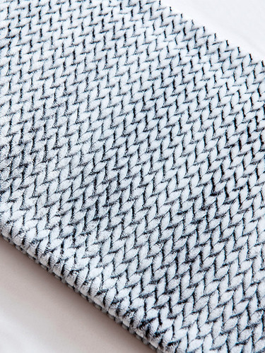 Back printed jacquard fabric 