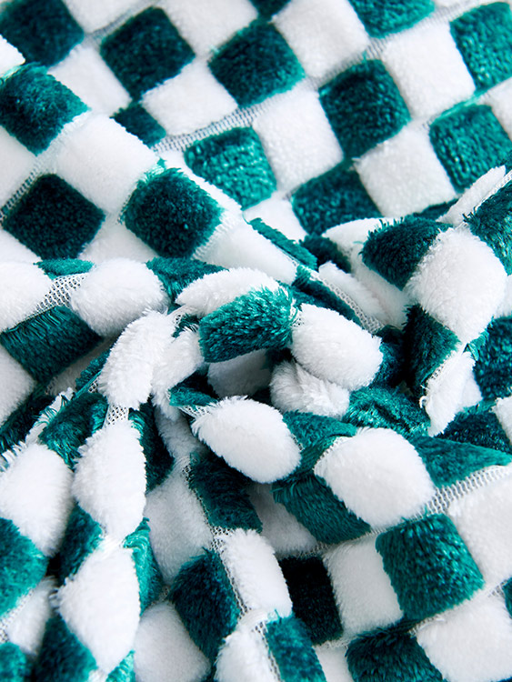 Cationic jacquard fabric 