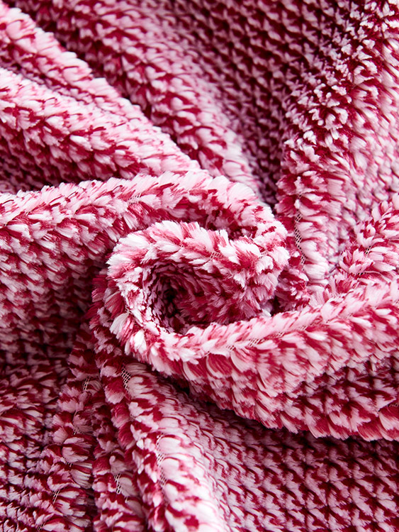 Cationic jacquard fabric 