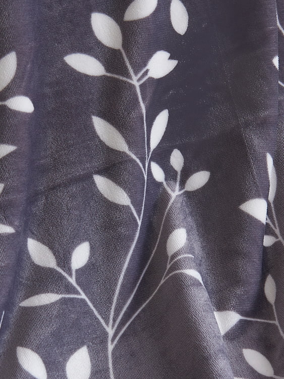 Printed milk velvet double blanket