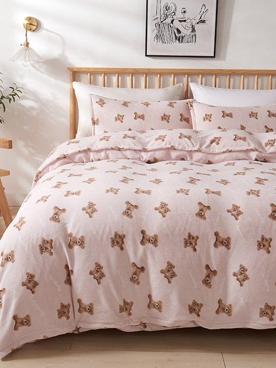 Four-piece milk velvet set