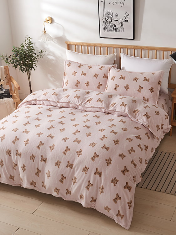 Four-piece milk velvet set
