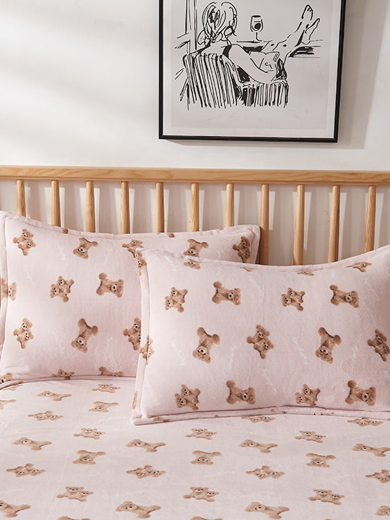 Four-piece milk velvet set