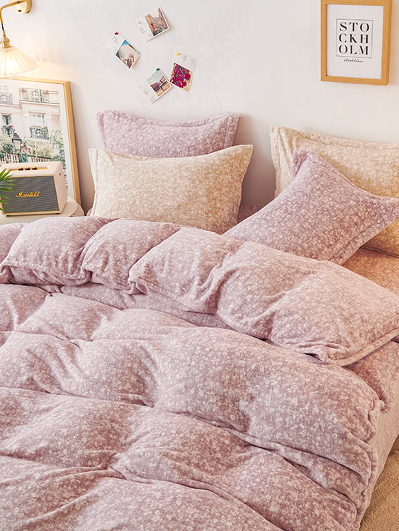 Four-piece milk velvet set