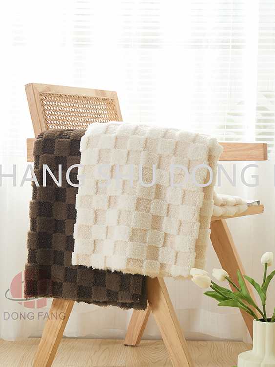 Jacquard faux fur