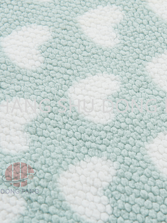Printed jacquard sherpa