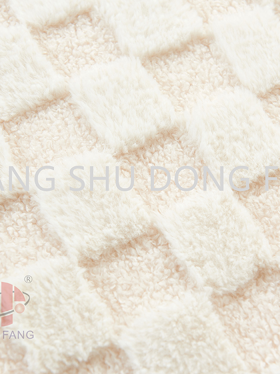 Jacquard faux fur